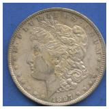 1897 Morgan Silver Dollar