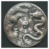 2019 Tuvalu Dragon & Phoenix .999 Silver Rd 5 ozt
