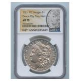 2021-CC Morgan Silver Dollar NGC MS 70