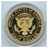 50th Anniv Kennedy Half Gold Proof Coin