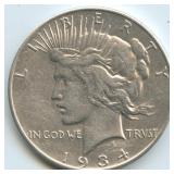 1934-S Peace Silver Dollar