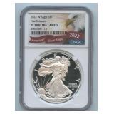 2022 ASE Silver Eagle NGC PF 70 Ultra Cameo