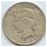 1922-S Peace Silver Dollar