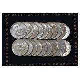 Roll of 1949 Franklin Halves Better Grade