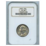 1937 Washington Quarter NGC PF 66