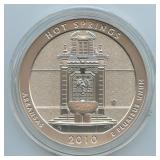 ATB 2010 Hot Springs NP AR .999 Silver Rd 5 ozt