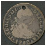 1783 Mexico 2 Reales .903 Silver 0.77 ozt