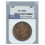 1885 Morgan Silver Dollar PCI Graded