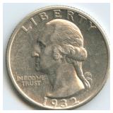 1932-S Washington Silver Quarter