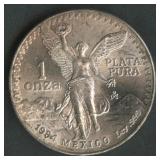 1984 Mexico Libertad .999 Silver 1 ozt