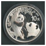 2021 China 10Yn Panda .999 Silver 30 grams