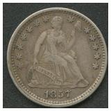 1857 Seated Liberty Half Dime