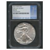 2017 ASE Silver Eagle NGC MS 70