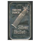 Silver Bullet .999 Silver Bar 1 ozt