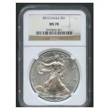 2013 ASE Silver Eagle NGC MS 70