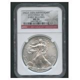 2011 ASE Silver Eagle NGC MS 70