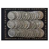 Roll of Mixed 1927 Dated Buffalo Nickels