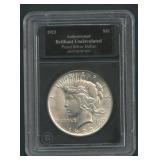 1923 Peace Silver Dollar