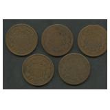 5- Mixed Two-Cent Pieces