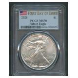 2026 ASE Silver Eagle PCGS MS 70