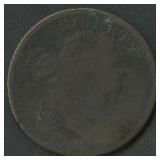 1797 Flowing Hair Large Cent, PE With Stems