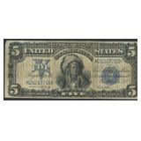 1899 $5 Silver Certificate Indian Chief FR-280