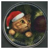 Scottsdale Mint Christmas .999 Silver Round 1 ozt