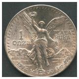 1984 Mexico Libertad .999 Silver 1 ozt