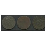 3- Mixed Early  Large Cents