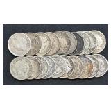 20- Mixed Liberty Head Barber Dimes