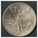 1984 Mexico Libertad .999 Silver 1 ozt