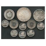 (1 ozt TW) 11- Mixed .999 Silver Rounds