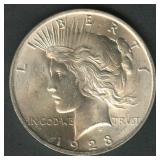 1923 Peace Silver Dollar