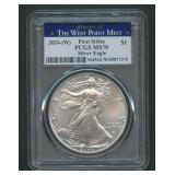 2024-W ASE Silver Eagle PCGS MS 70