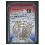 2024 ASE Silver Eagle NGC X 10