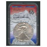 2023 ASE Silver Eagle NGC X 10