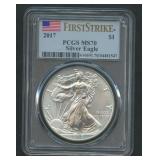 2017 ASE Silver Eagle PCGS MS 70
