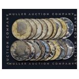 18- Mixed Proof Clad S-Mint Kennedy Half Dollars