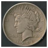 1921 Peace Silver Dollar