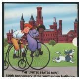 1996 Smithsonian 150th Commem Silver Dollar