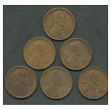6- 1912-S  Lincoln Head Cents