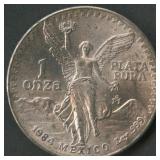 1984 Mexico Libertad .999 Silver 1 ozt