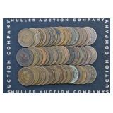 Roll of Mixed 1800's Indian Head Cents