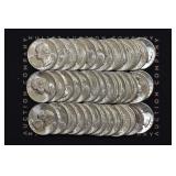 Roll of 1946-S Silver Washington Quarters AU/BU