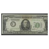 1934A $500 Federal Reserve Note FR-2202C