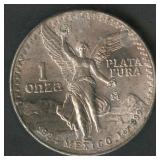 1984 Mexico Libertad .999 Silver 1 ozt