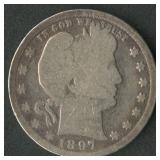 1897-O Liberty Head Barber Quarters