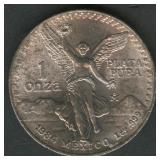 1984 Mexico Libertad .999 Silver 1 ozt