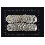 29- Mixed Washington Silver Quarters AU/BU