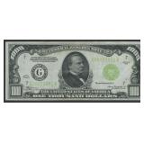 1934 $1000 Federal Reserve Note FR-2211G